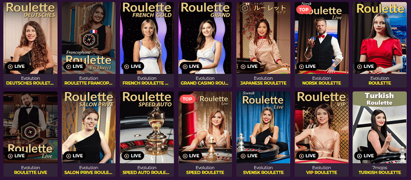 wizebets casino roulette live